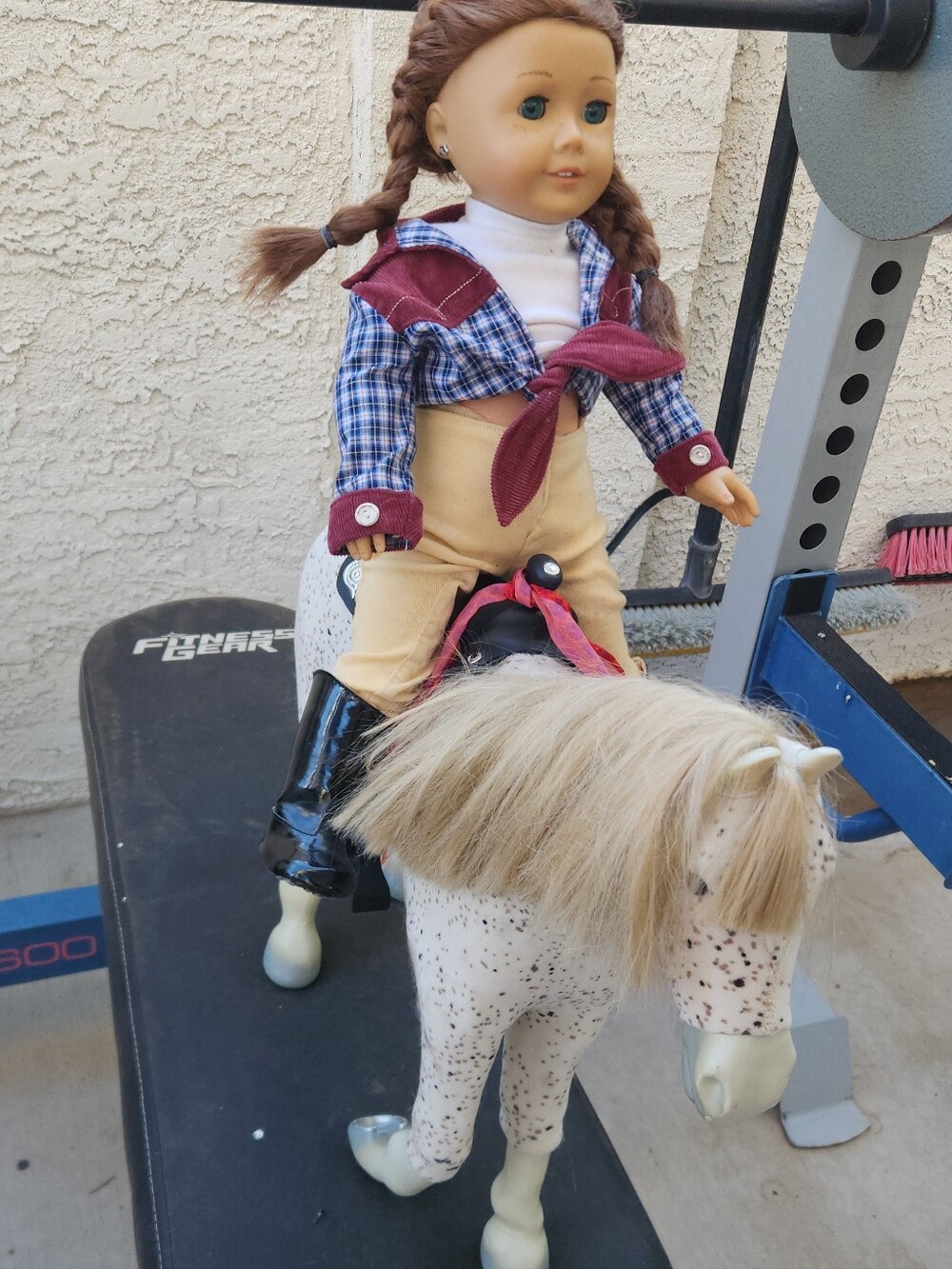 - AMERICAN GIRL DOLL And SAIGE HORSE~BRIDLE~SADDLE - Picture 7 of 10